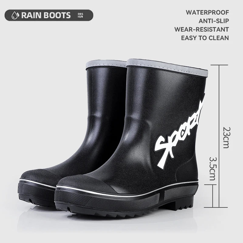Couple Style Waterproof Rain Boots
