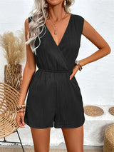Women Cross V Neck Summer Romper