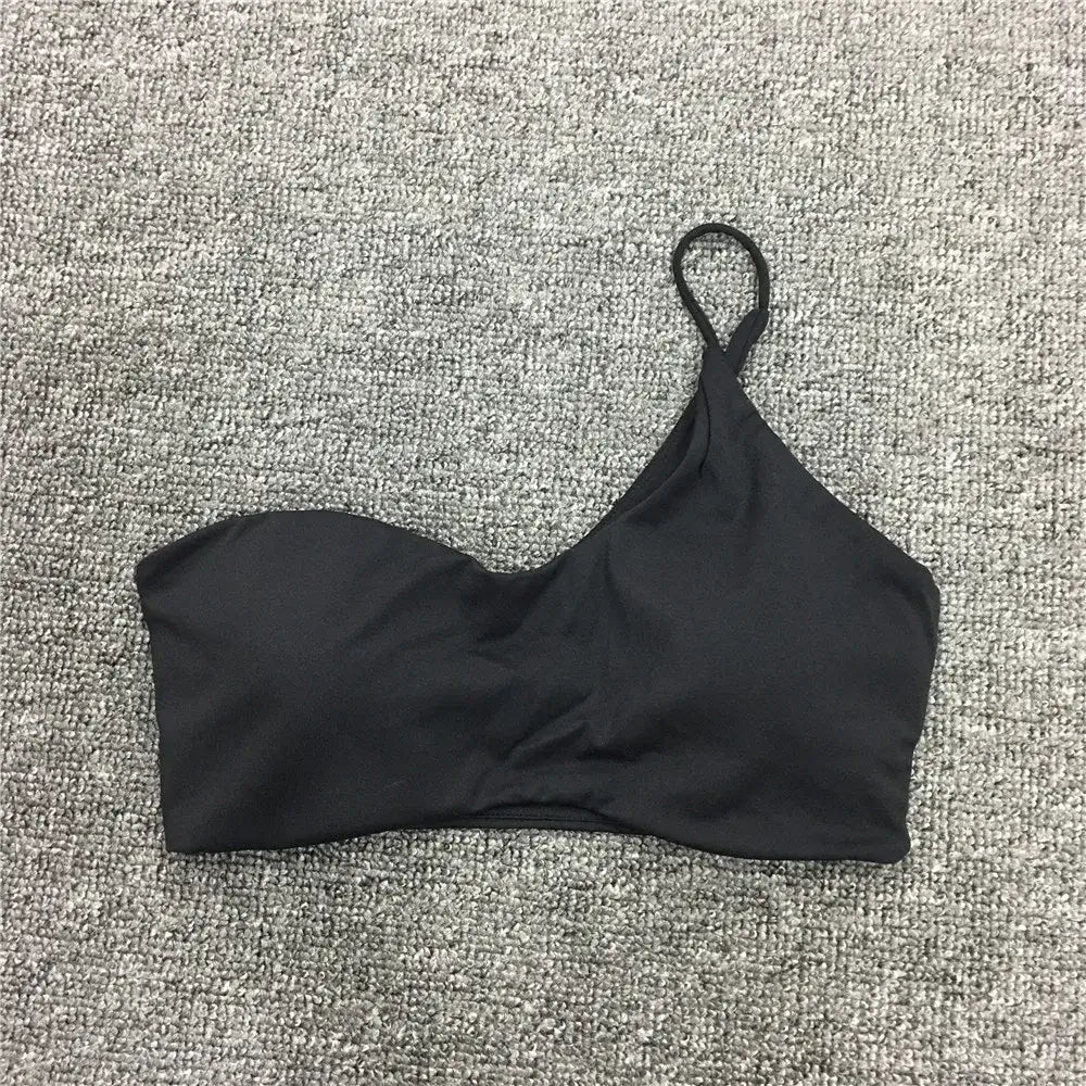 Women Single Strap Yoga Sports Bra