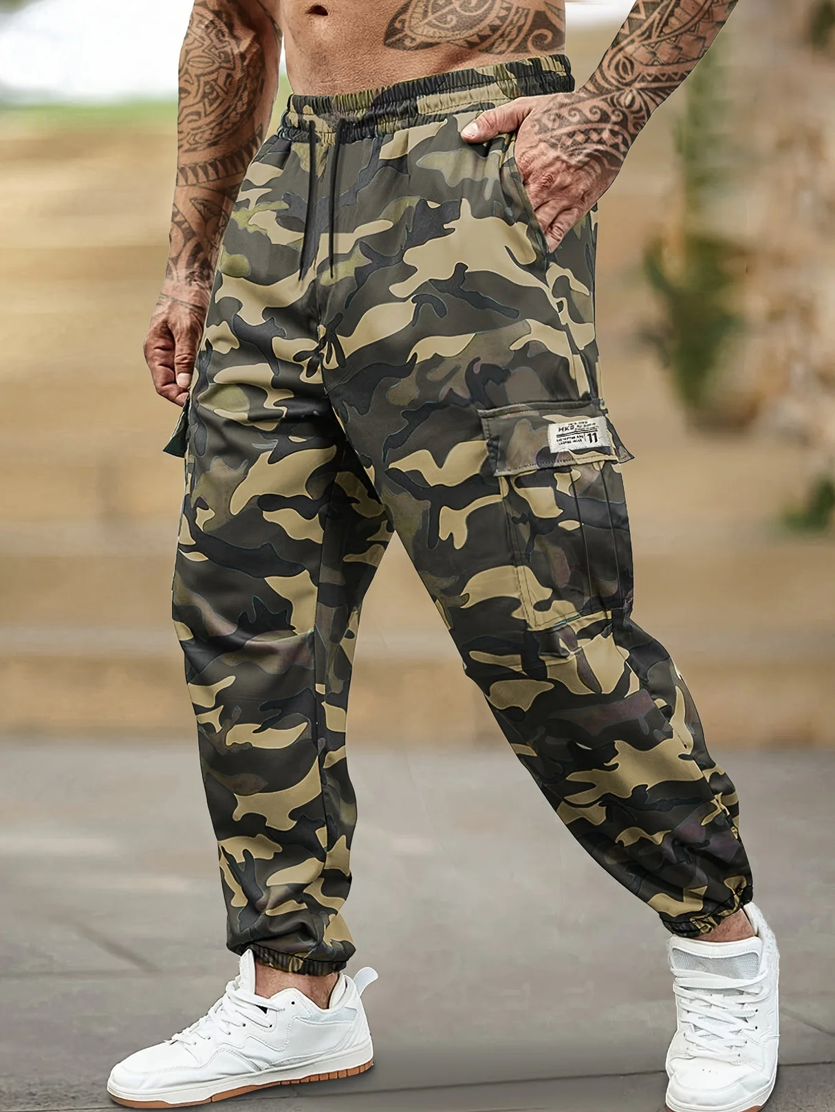 CamoEdge™ Men’s Trendy Camo Cargo Pants