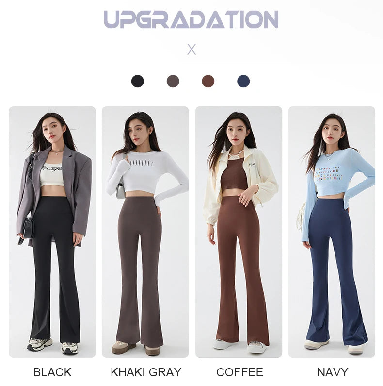 Women Flared Shark Leggings