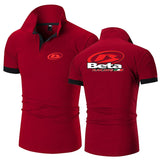 Men Printed Racing Polo Shirt