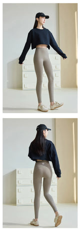 Women High Waist Push Up Sharkskin Leggings