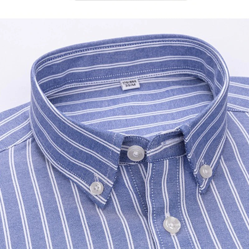 Men Striped Cotton Shirt