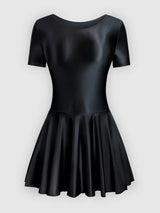 Women Satin Sports Ballet Skirt