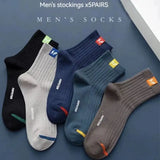 Men’s Mid-Calf Socks 5 Pairs