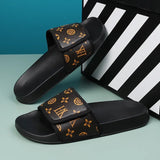 Men Genuine Leather Summer Sandals Slippers