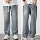 Men's Plus Size Wide Leg Retro Jeans