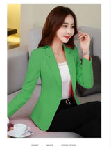 Women Classic Work Blazer Jacket
