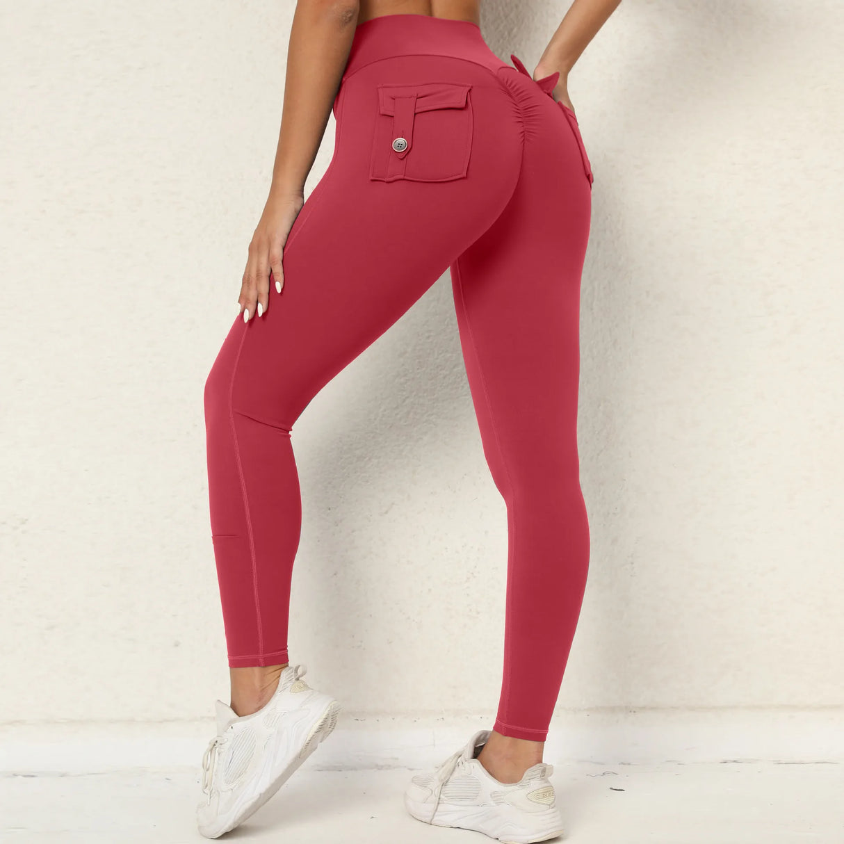 High Waist Push-Up Women's Yoga Pants – Sexy Pocket Workout Leggings