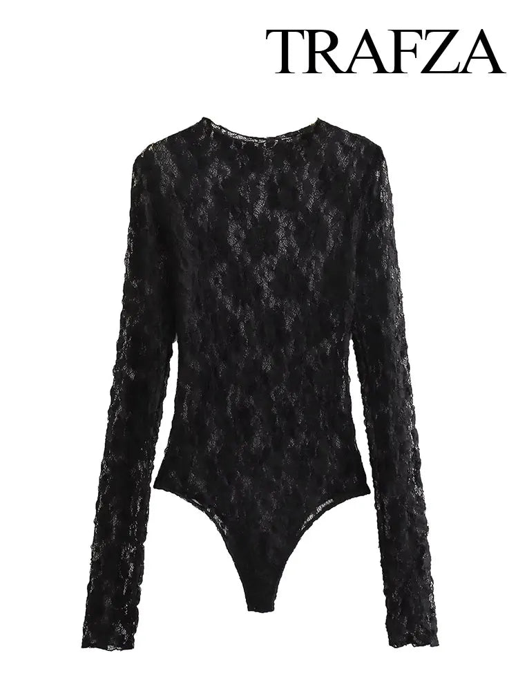 Summer Lace Jumpsuit Women – Hollow Out Bodysuit