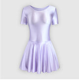 Women Satin Sports Ballet Skirt