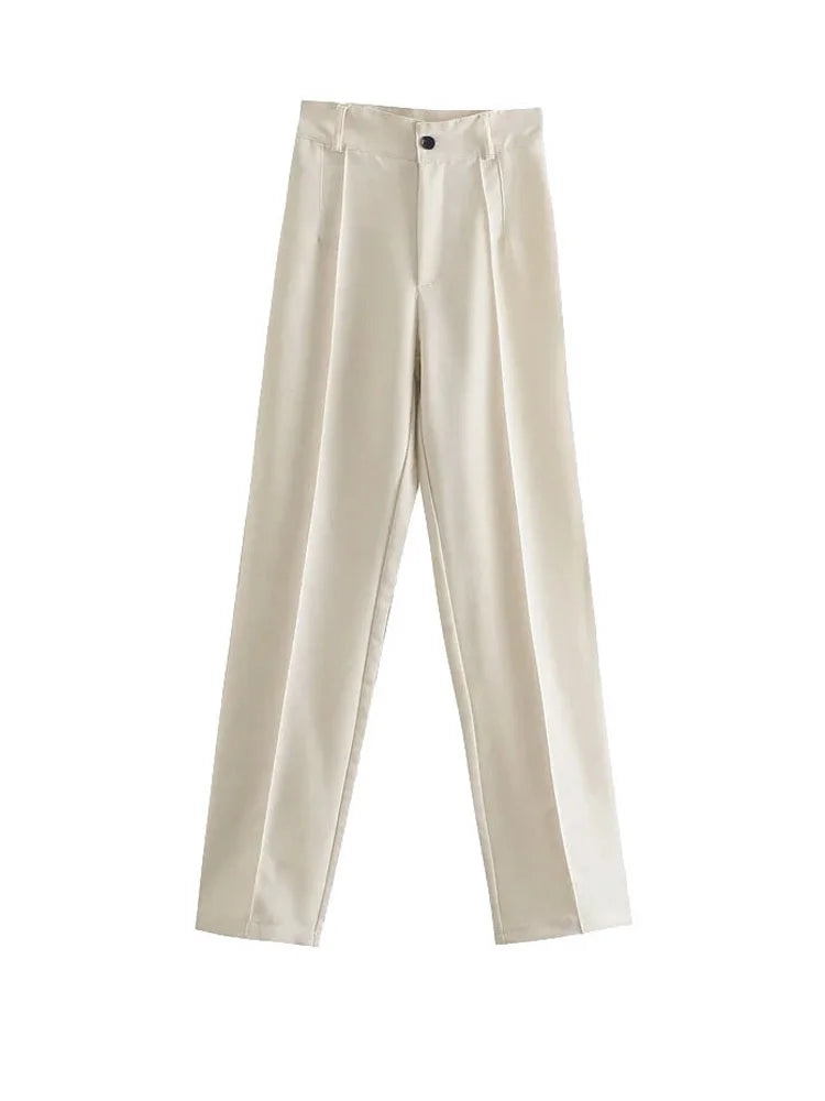 Women Office Straight Pants