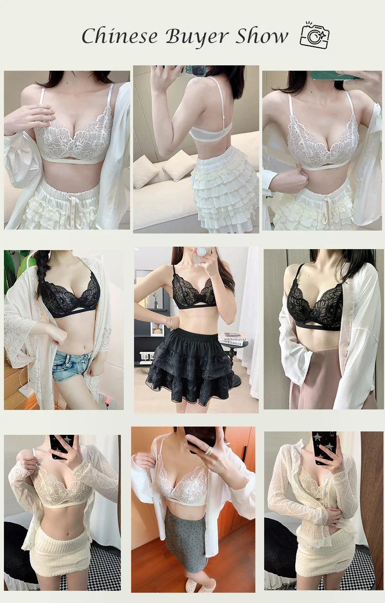 Women Push Up Wireless Bra