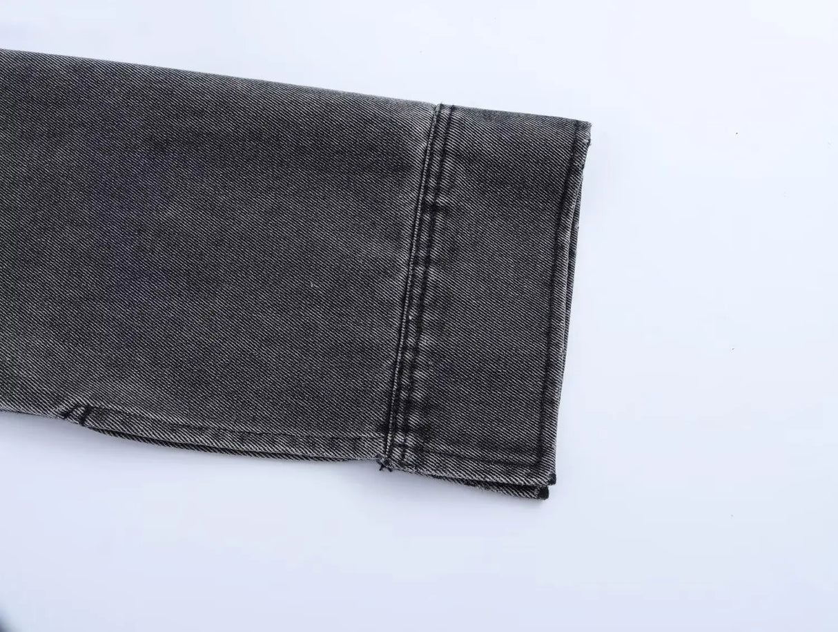 Denim Top & Pant Set for Women