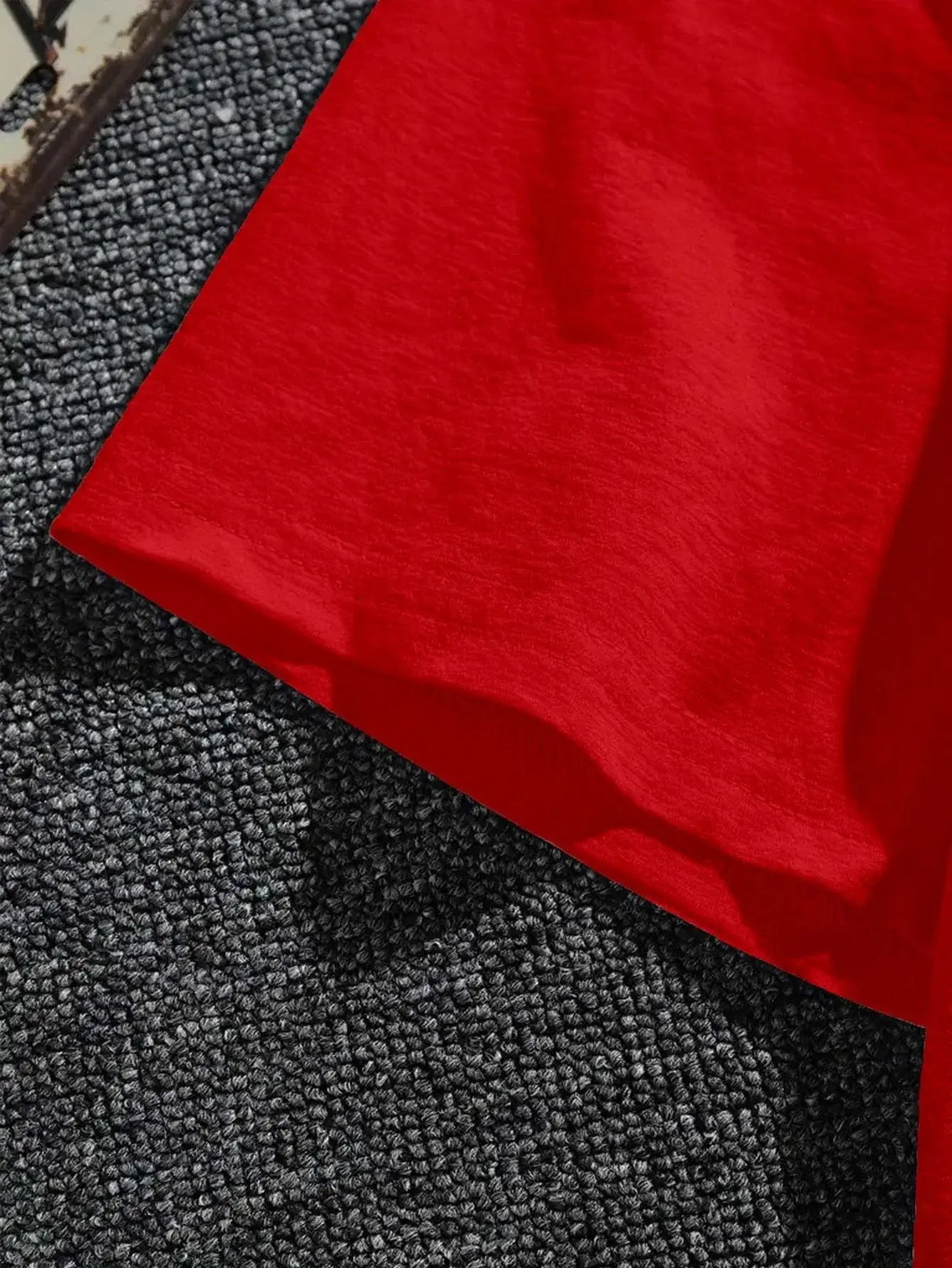 Women Plus Size Red Cat Print Short Sleeve T-Shirt