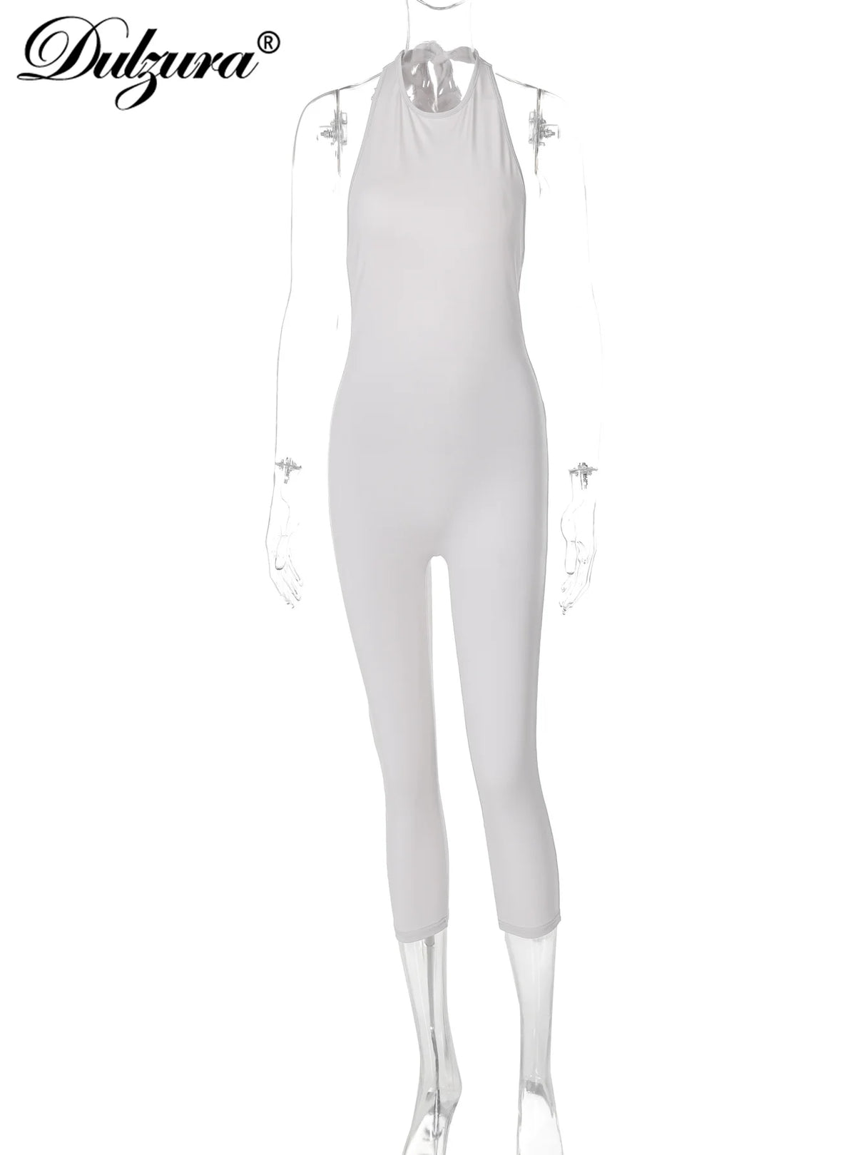 HaloGlam™ – Halter Backless Party Club Jumpsuit (Shiny, Bold & Daring)