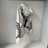 Men Rhinestone Zipper Hoodie