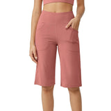 Women Capri Pants with Pockets Yoga Fit