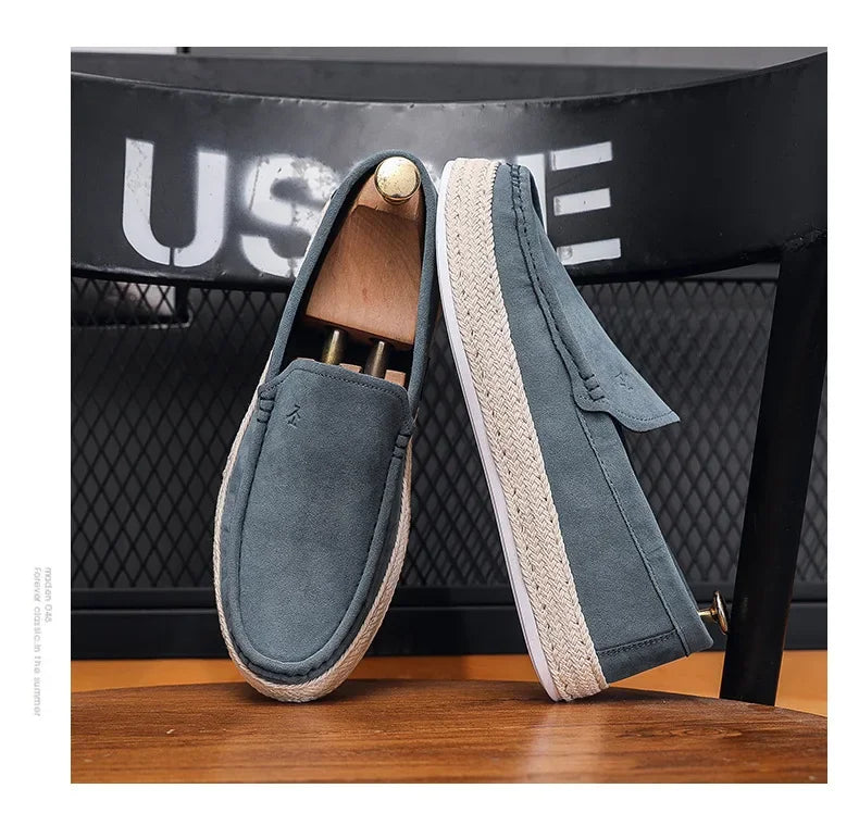 Men’s Suede Loafers Casual Flats
