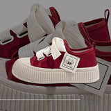 Women Canvas Shoes Soft Sole Lace Up Sneakers