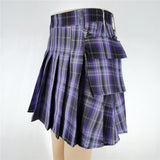 Women Gothic Patchwork Mini Skirt