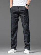 Men's Plus Size Straight Business Jeans