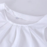 Women Chiffon Sleeveless Round Neck Blouse
