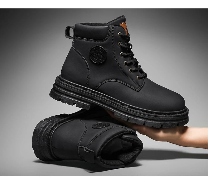 Men’s Outdoor Anti-Slip Leather Boots