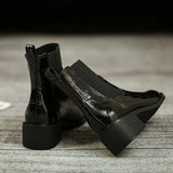 Women Pointed Toe High Heel Work Booties – Short Ankle Shoes