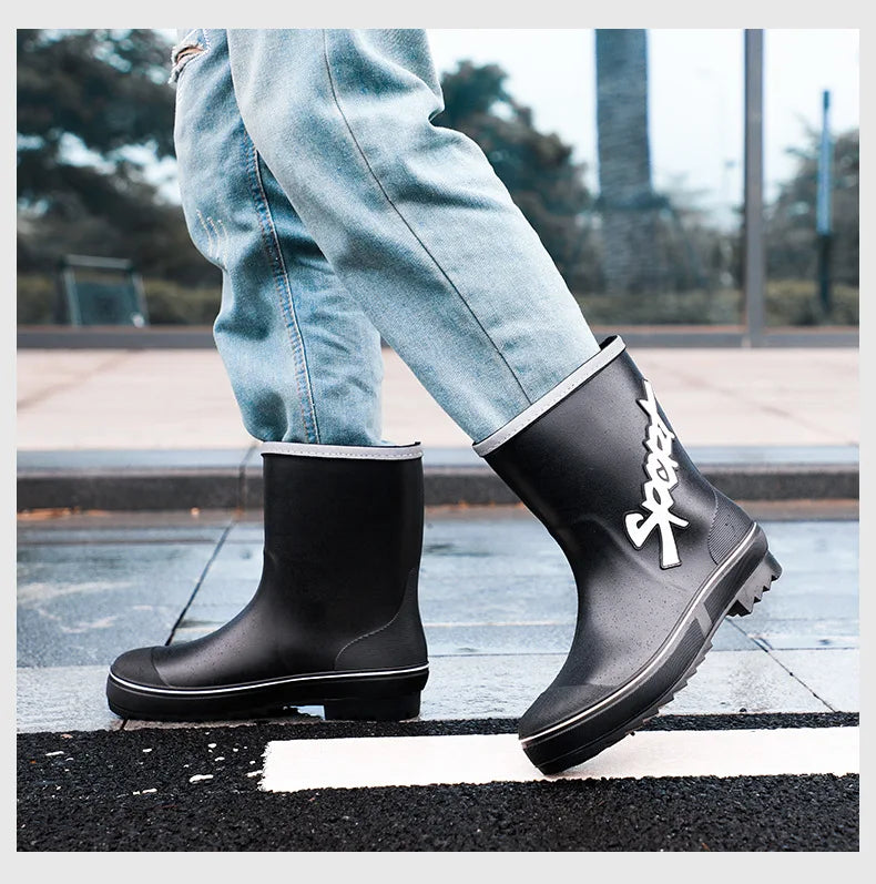 Couple Style Waterproof Rain Boots