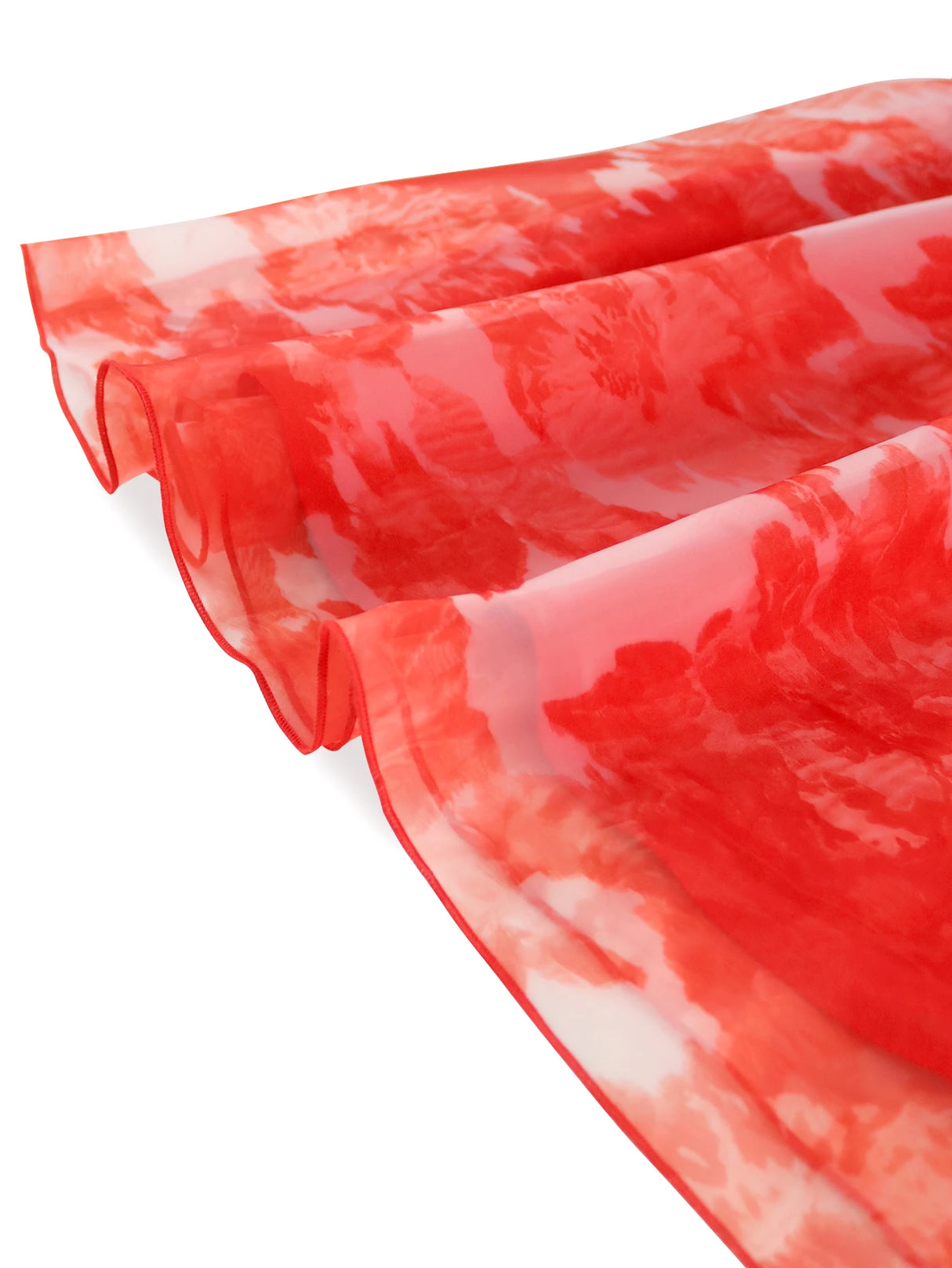 Women Red Floral Off Shoulder Dress