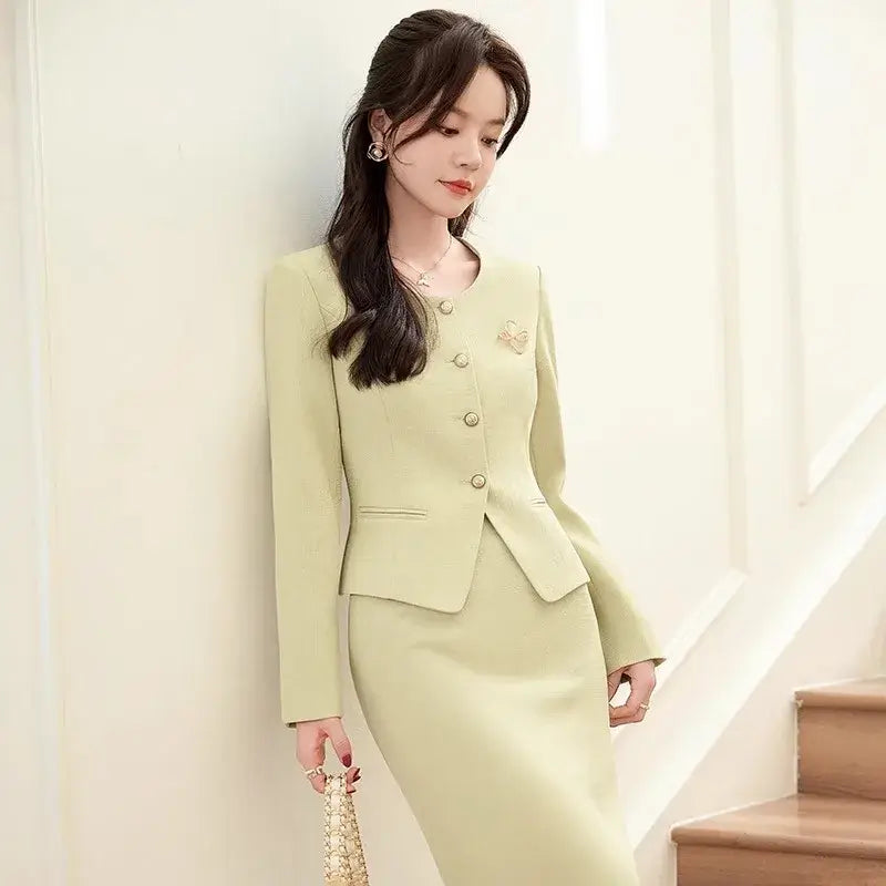 Women Business Work Skirt Suit