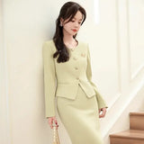Women Business Work Skirt Suit