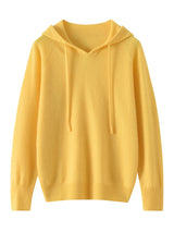 Women's 100% Cashmere Hooded Sweater