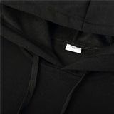 Men's Plus Size Graphic Hoodie – Black Long Sleeve