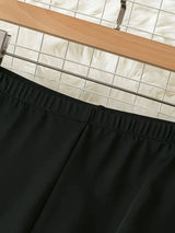 Women’s Black Straight-Leg Pants