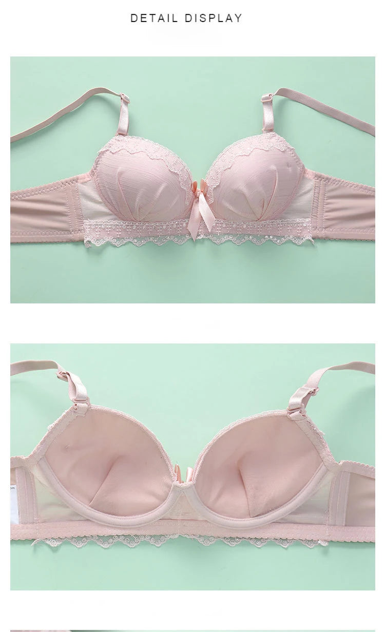 Women Lace Push Up Lingerie Set