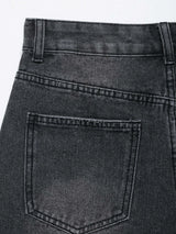 Women High Waist Denim Shorts