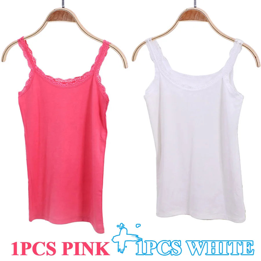 Women Cotton Lace Camisole