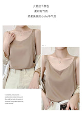 Satin Silk V-Neck Cami