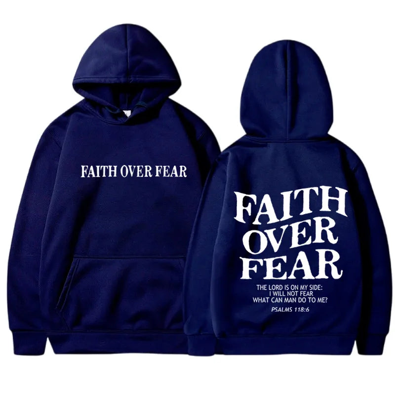 Men Faith Over Fear Hoodie