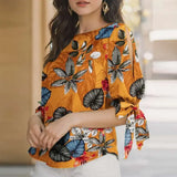 Women Polka Dot Oversize Tunic Top