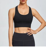 Women Cross Back Sports Bra Plus Size