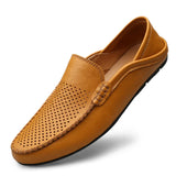 Men Italian Style Leather Moccasins