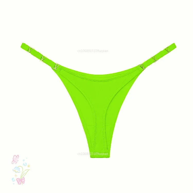 Women Breathable Lace Tangas