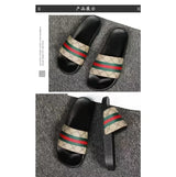 Men Designer Snake Print Slides