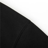 Men's Plus Size Graphic Hoodie – Black Long Sleeve