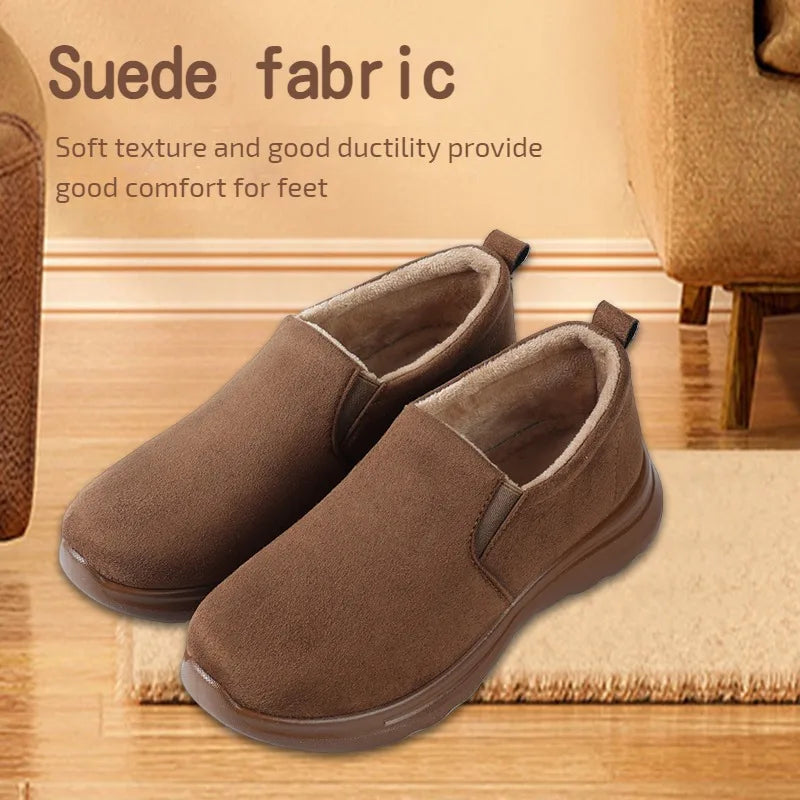 Women Snow Ankle Boots – Anti-Slip Plush Leather Winter Footwear