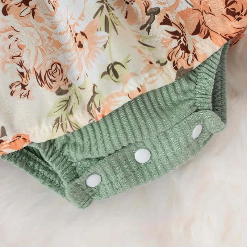 Girl Dress With Bowknot Striped Jumpsuit